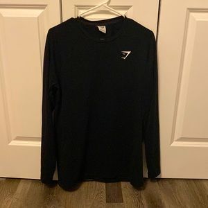 Gymshark black long sleeve tshirt